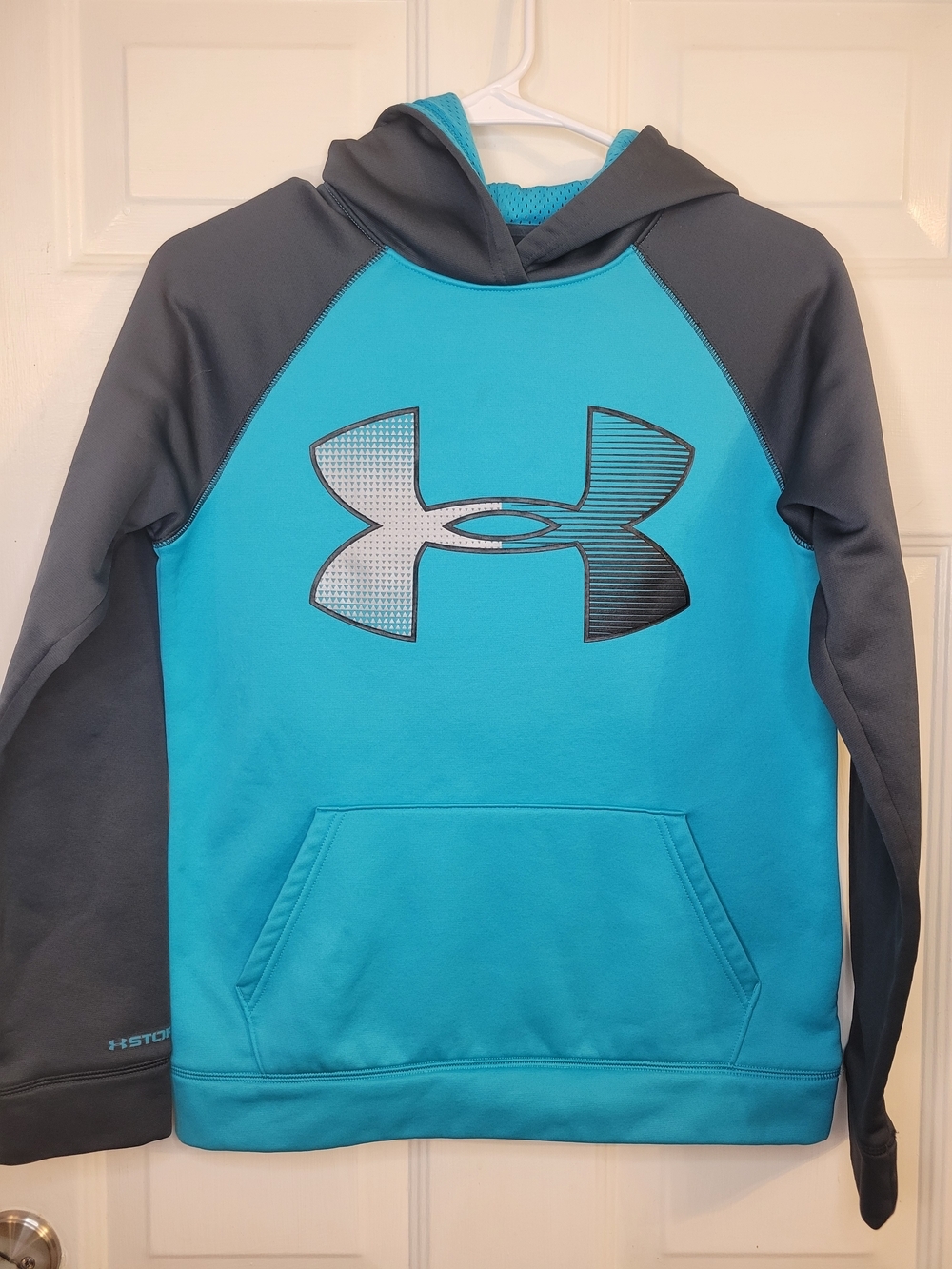 Under Armour Aqua & Charcoal Hoodie